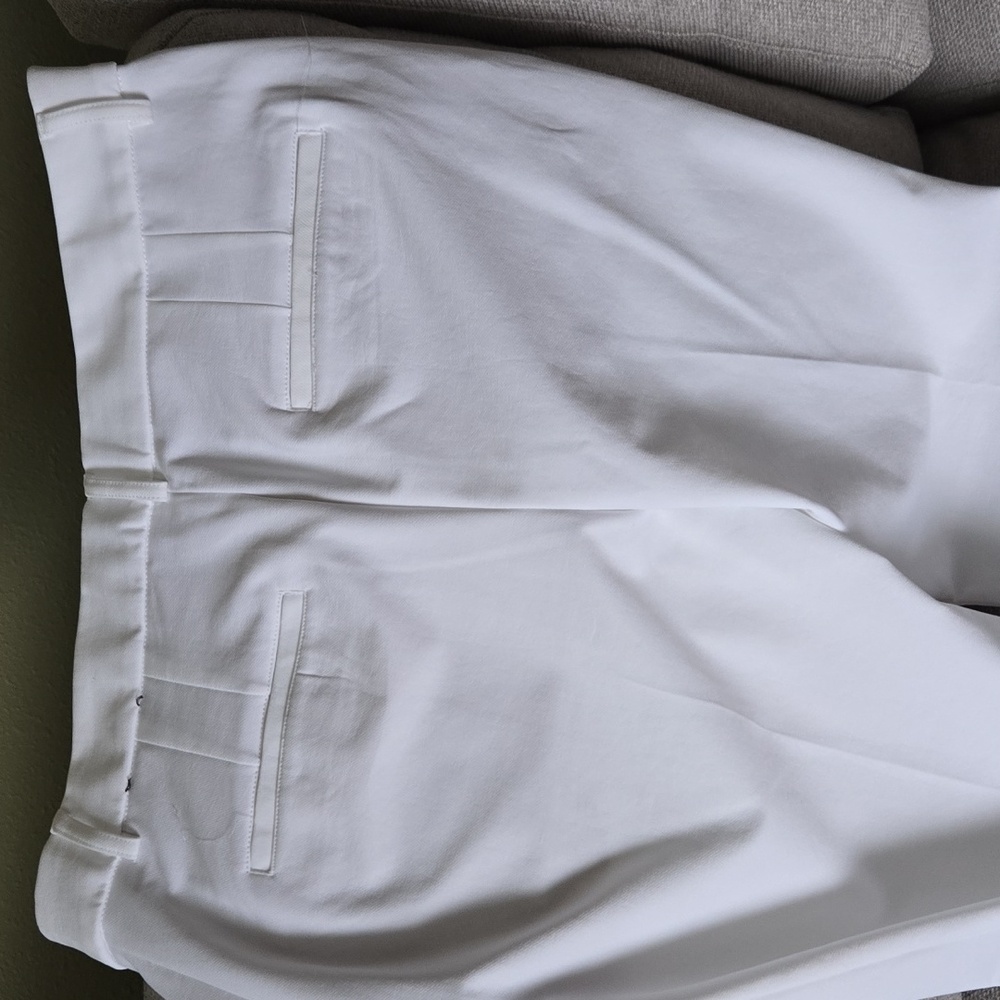 Express Size Large High Rise Boot Cut Pants Bright White - Picture 4 of 6